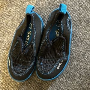 Speedo swim sandals.